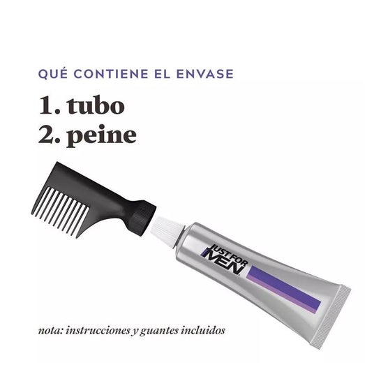 Just For Men Touch of Grey tratamiento colorante gradual moreno-negro 40g