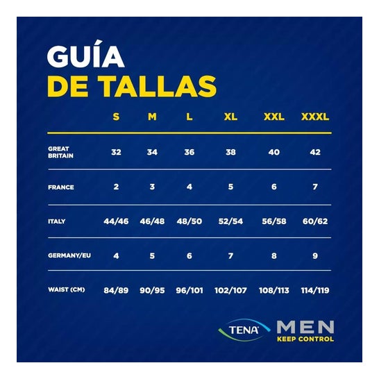 Tena Men Boxer Lavable Negro L 1ud