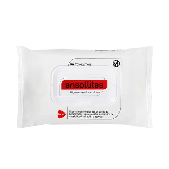 Ansollitas Toallitas de Higiene Anal 50uds