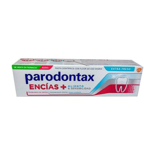 Parodontax Encías + Aliento & Sensibilidad Extra Fresh 75ml