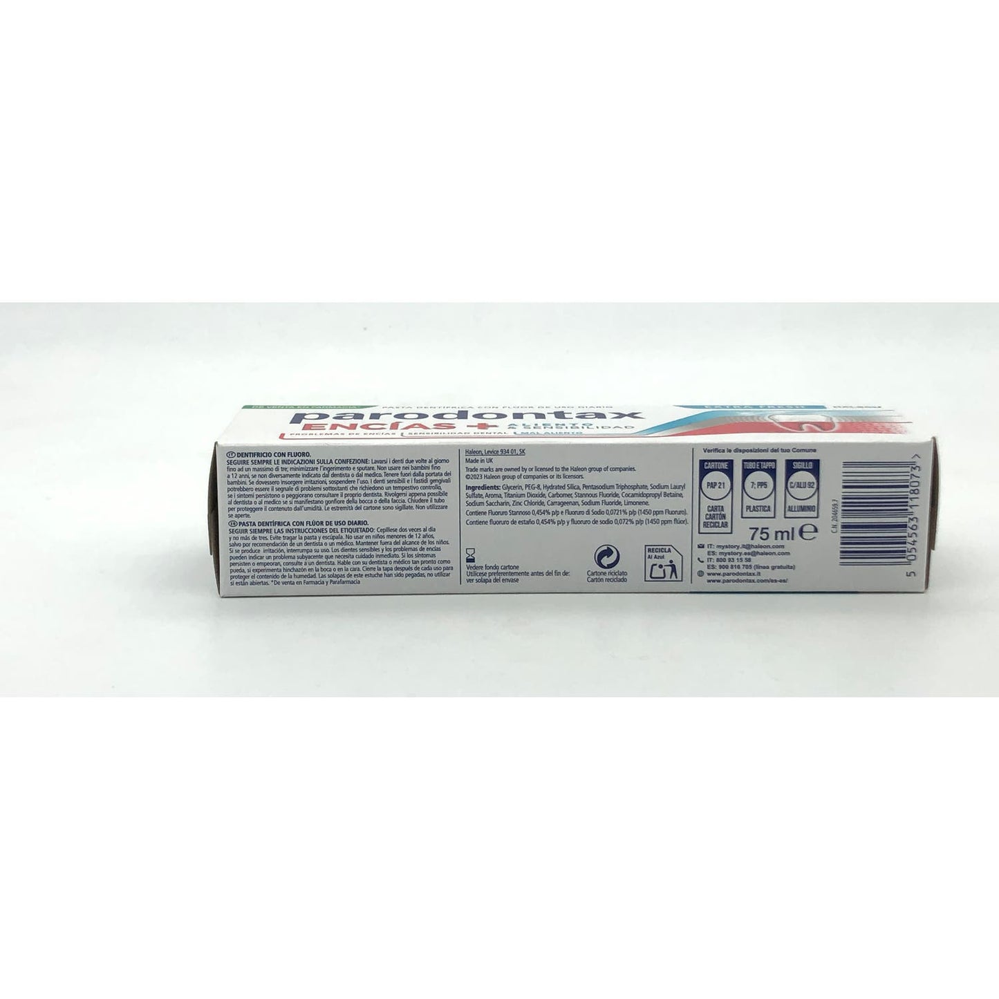Parodontax Encías + Aliento & Sensibilidad Extra Fresh 75ml