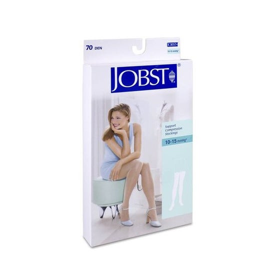 Jobst Media Corta Compresion Ligera 70 D Jobst Color Negro T 3