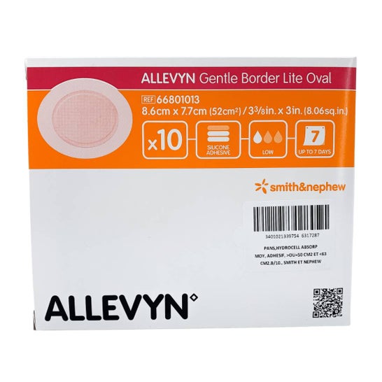 Allevyn Gent Bor Lite Oval S10