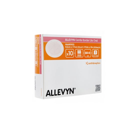 Allevyn Gent Bor Lite Oval S10