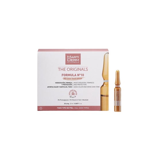 Martiderm® Fórmula Nº10 HD Color Touch SPF30 10amp