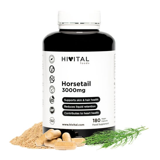 Hivital Foods Horse Tail 3000 mg 180 caps