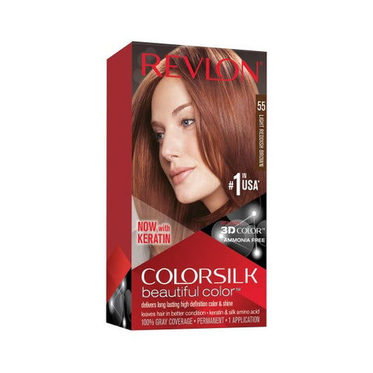 Revlon Kit Tinte Colorsilk 55 Rojizo Claro