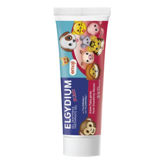Elgydium Kids Emoji gel Dentífrico Fresa Fresca 2-6 Años 50 ml