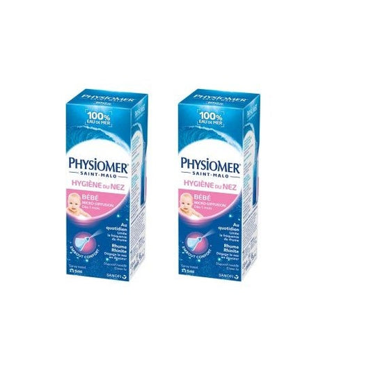 Physiomer Hygiène du Nez Bébé 2x115ml