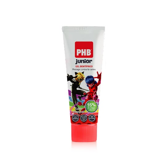 PHB Junior Gel Dentífrico Sabor Tropical 75ml