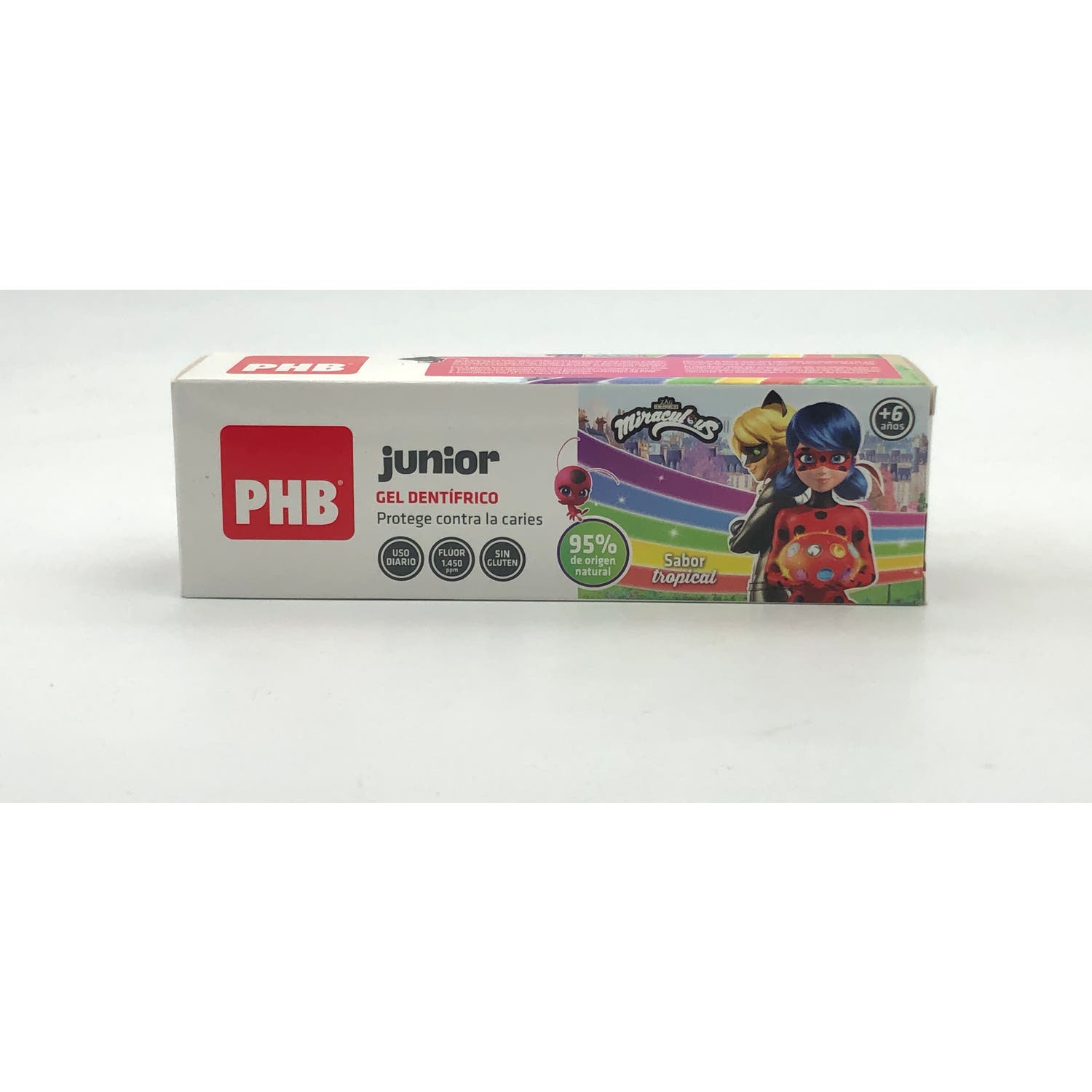 PHB Junior Gel Dentífrico Sabor Tropical 75ml