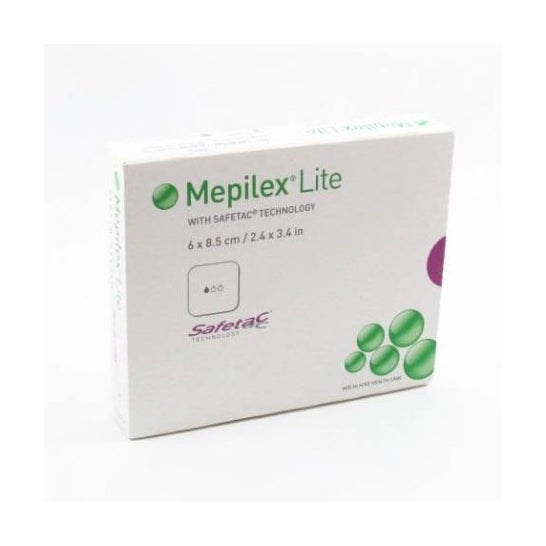 Mepore Aposito Mepilex Lite Est 6x8,5cm 5uds