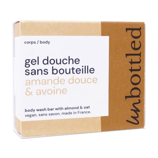 Unbottled Gel de Ducha Sin Botella Avena & Almendra 110g