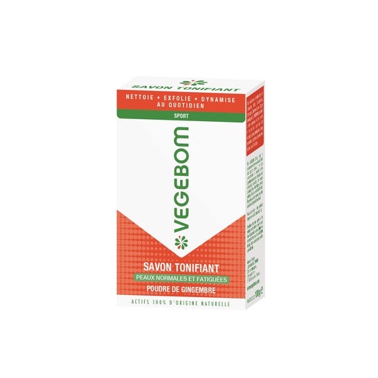 Vegebom Jabón Tonificante Polvo de Jengibre 100 g