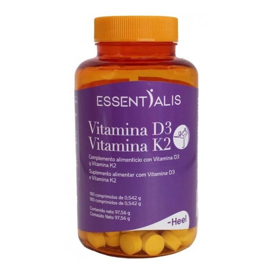 Essentialis Vitamina D3 Vitamina K2 180comp