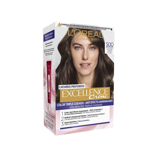 L'Oreal Excellence Brunette Tint 500 True Light Brown 1 ud