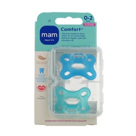 Mam Comfort Chupete Silicona 0-2 Meses 2uds