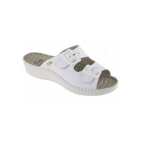 Scholl Weekend Sandalia Blanco Talla 42 1 Par