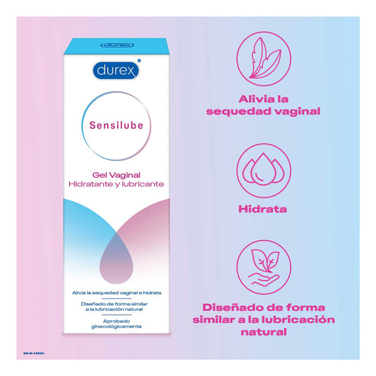 Durex Sensilube Gel Vaginal Hidratante y Lubricante 40ml