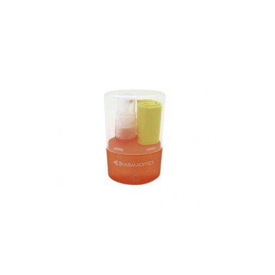 Farmaoptics limpiagafas aroma naranja + paño 1ud