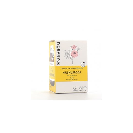 Pranarôm Cápsulas de Aceite Vegetal Rosa Mosqueta 60caps