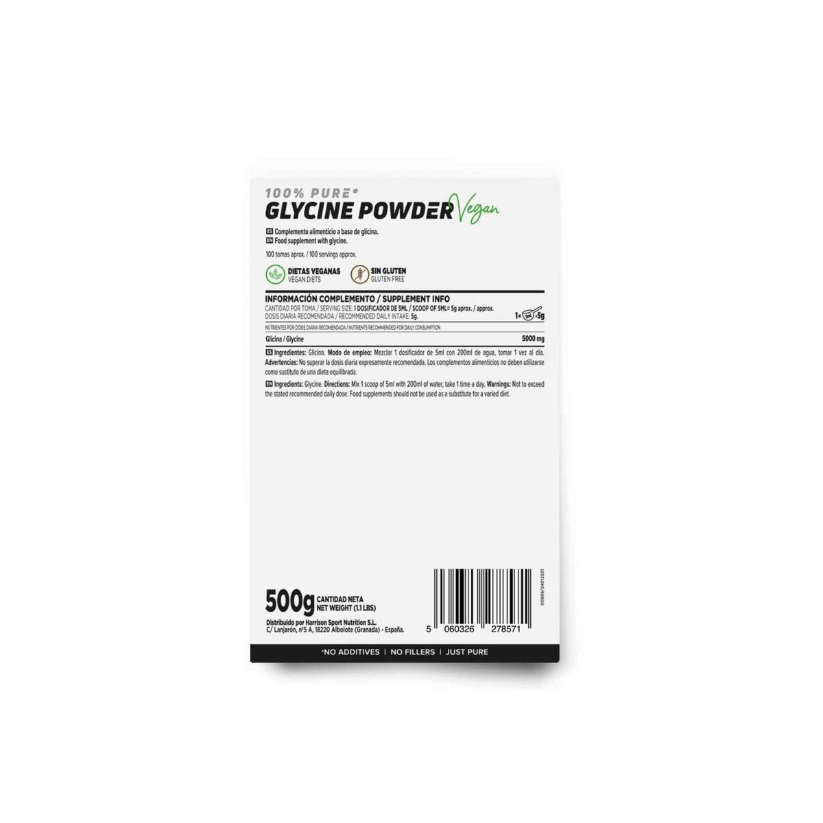 HSN Glicina en Polvo 500g