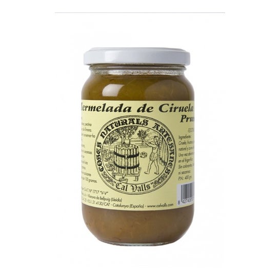 Cal Valls Mermelada Ciruela Sin Azúcar 370 g