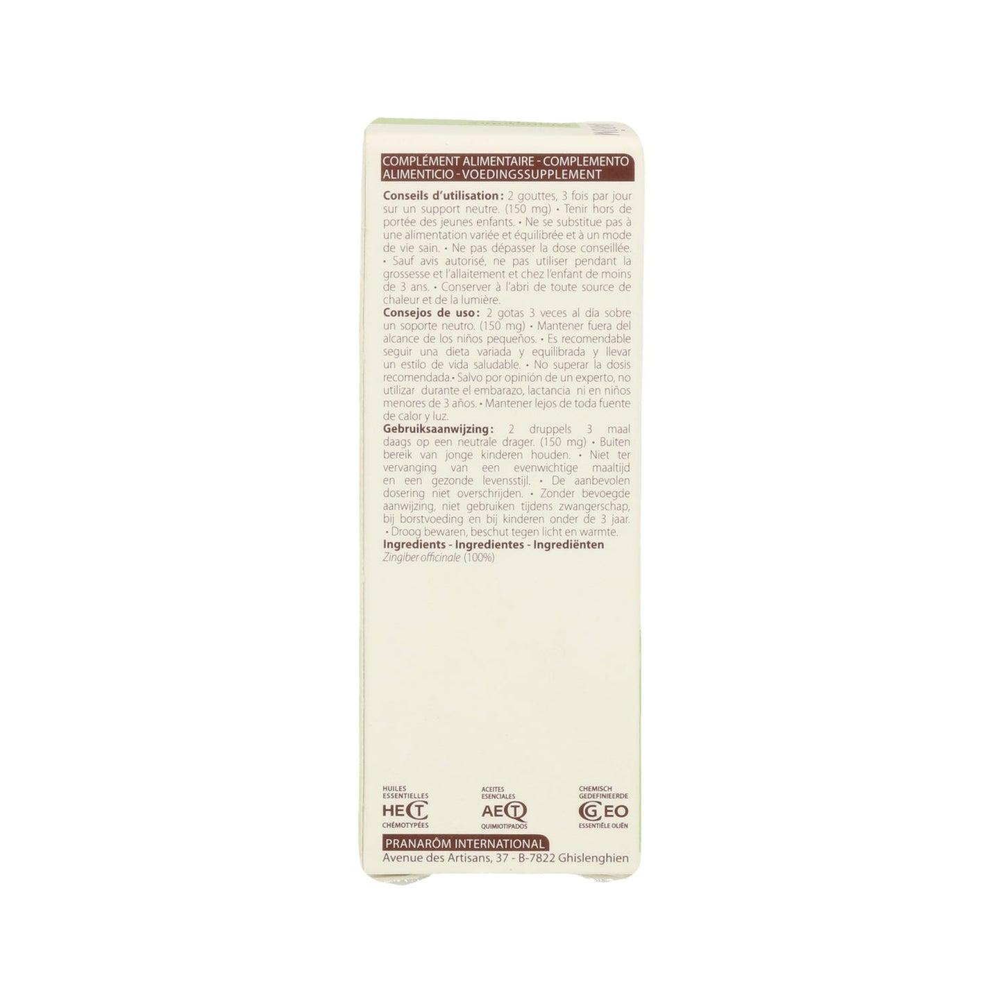 Pranarôm Aceite Esencial de Jengibre 5ml