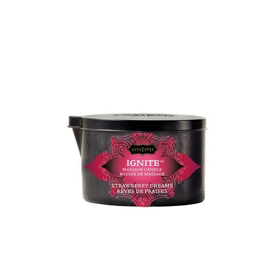 Kamasutra Vela de Masaje Sueños de Fresa 170g