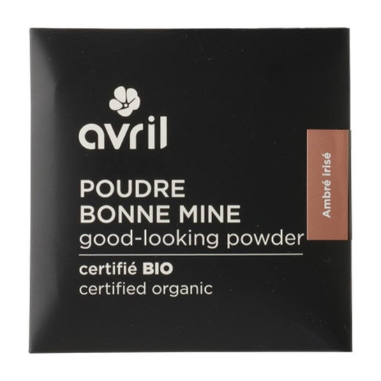 Avril Good-Looking Powder Refill Ambre Irisée Certified Organic 11g