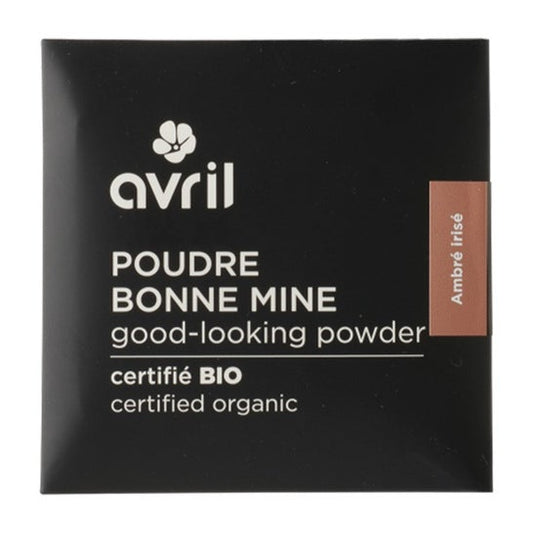Avril Good-Looking Powder Refill Ambre Irisée Certified Organic 11g