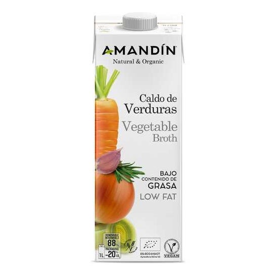 Amandin Caldo Verduras Natural 1L
