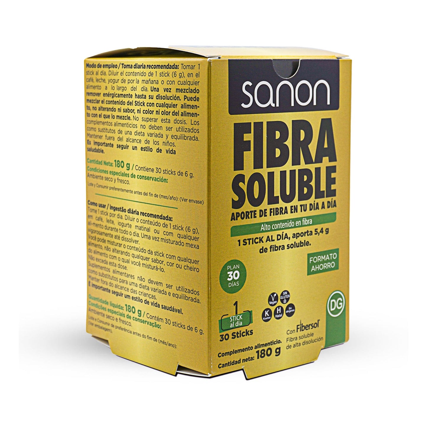 Sanon Fibra Soluble 30 sticks