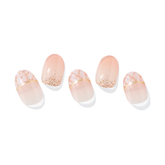 Ohora Gel Nail Strips N Peachy Sparkle 30uds