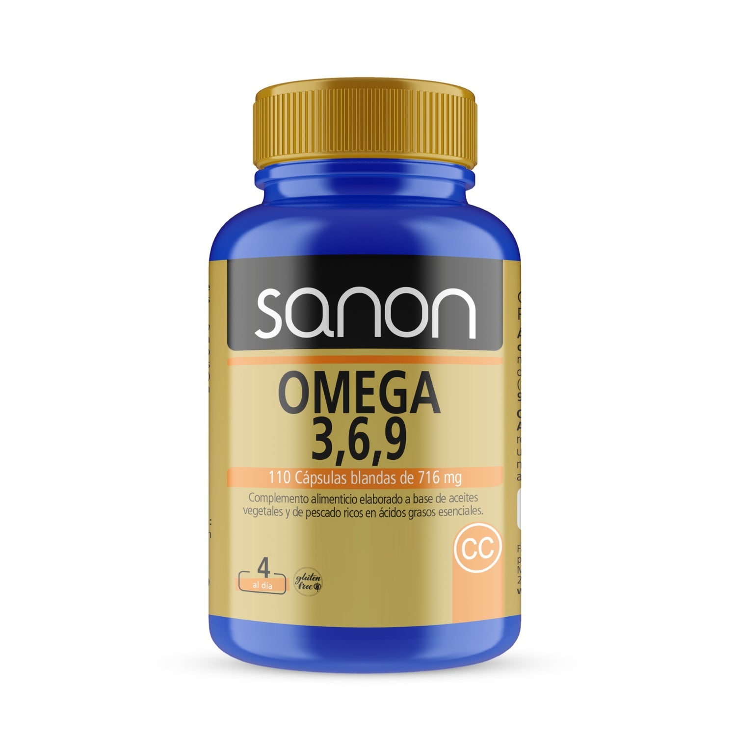 Sanon Omega 3 6 9 110 cápsulas blandas