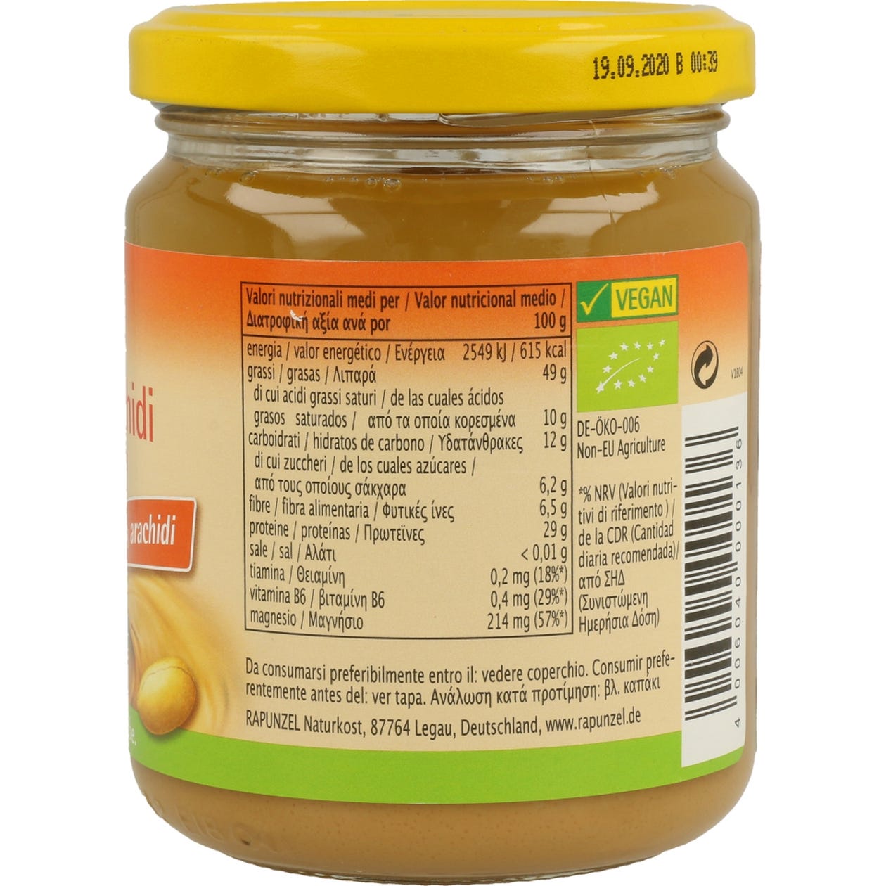 Crema De Cacahuete 500G