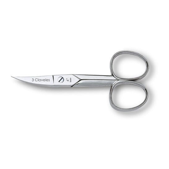 3 Claveles Tijera Curvas para Uñas 4 Pulgadas 10 cm 1 ud