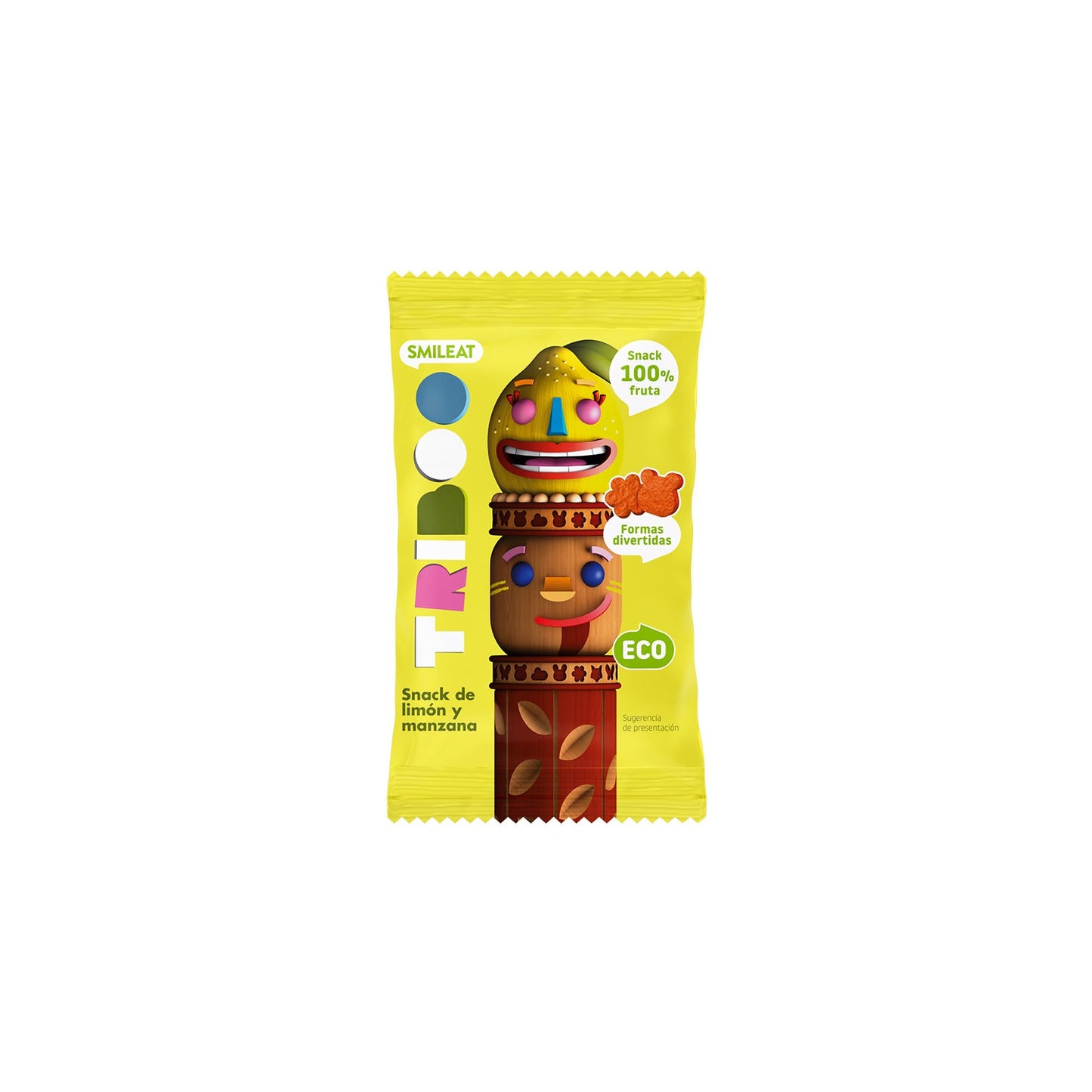Smileat Triboo Snack Ecológico de Limón y Manzana 25g