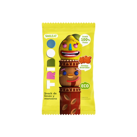 Smileat Triboo Snack Ecológico de Limón y Manzana 25 g