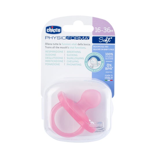 Chicco Physioforma Soft Chupete Rosa 16-36 M 1 ud