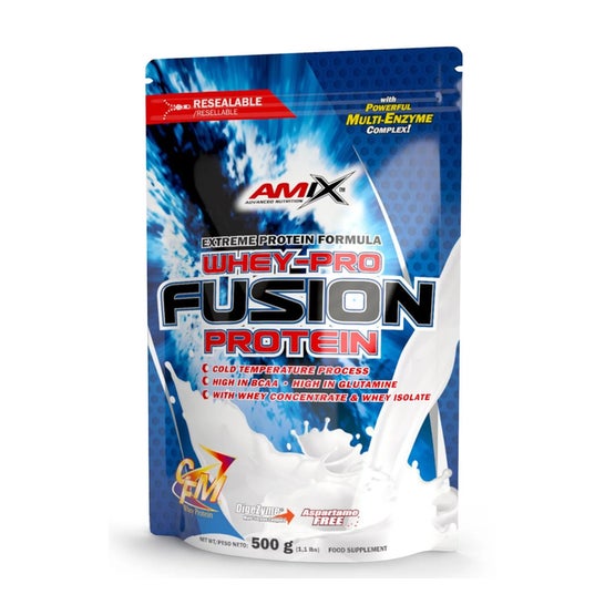 Amix Whey-Pro Fusion Frutas del Bosque 500g