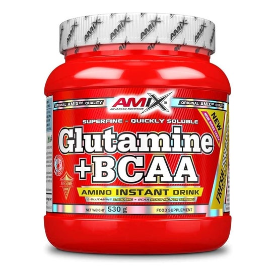 Amix Glutamine+BCAA Piña 530g