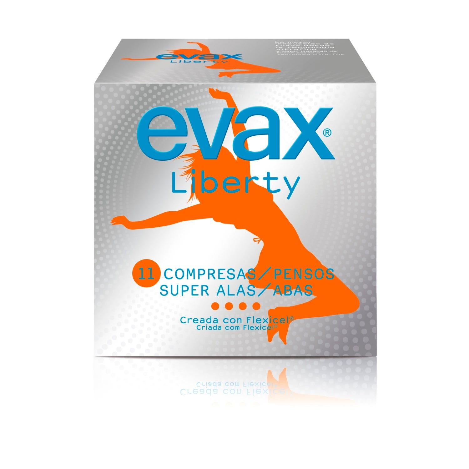 Evax Liberty compresas super con alas 10uds