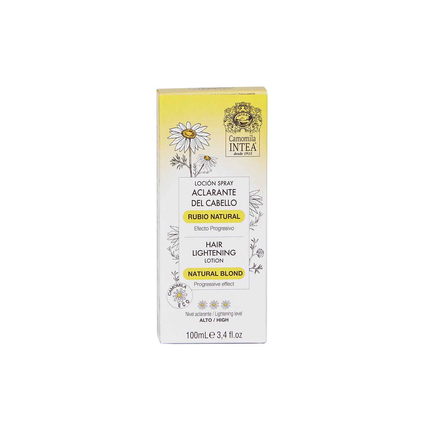 Intea Loción Spray Aclarante Cabello Camomila Rubio Natural 100ml