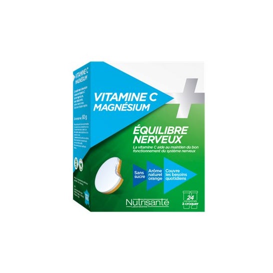 Nutrisanté Vitamina C + Magnesio 24 caps