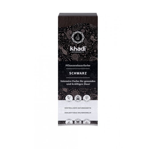 Khadi Tinte Negro Herbal 100% Vegetal 100g