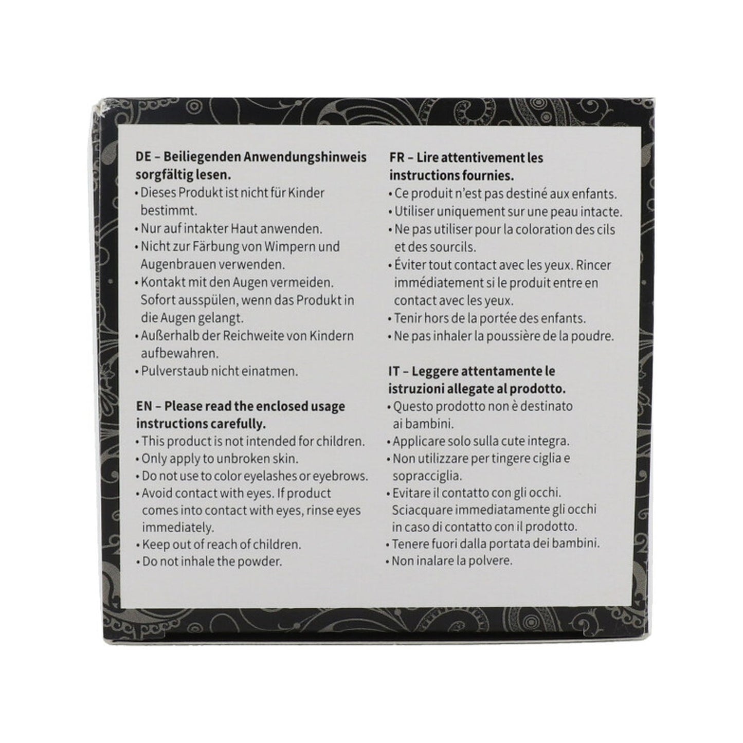 Khadi Tinte Negro Herbal 100% Vegetal 100g