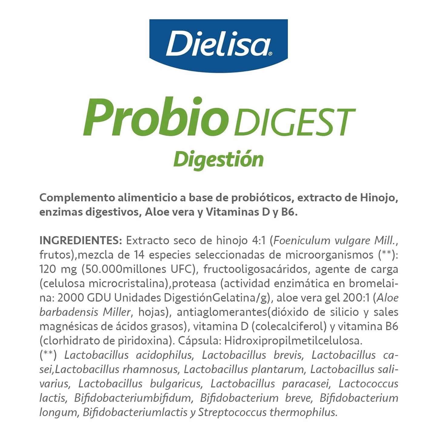 Dielisa Probio Digest 30cáps