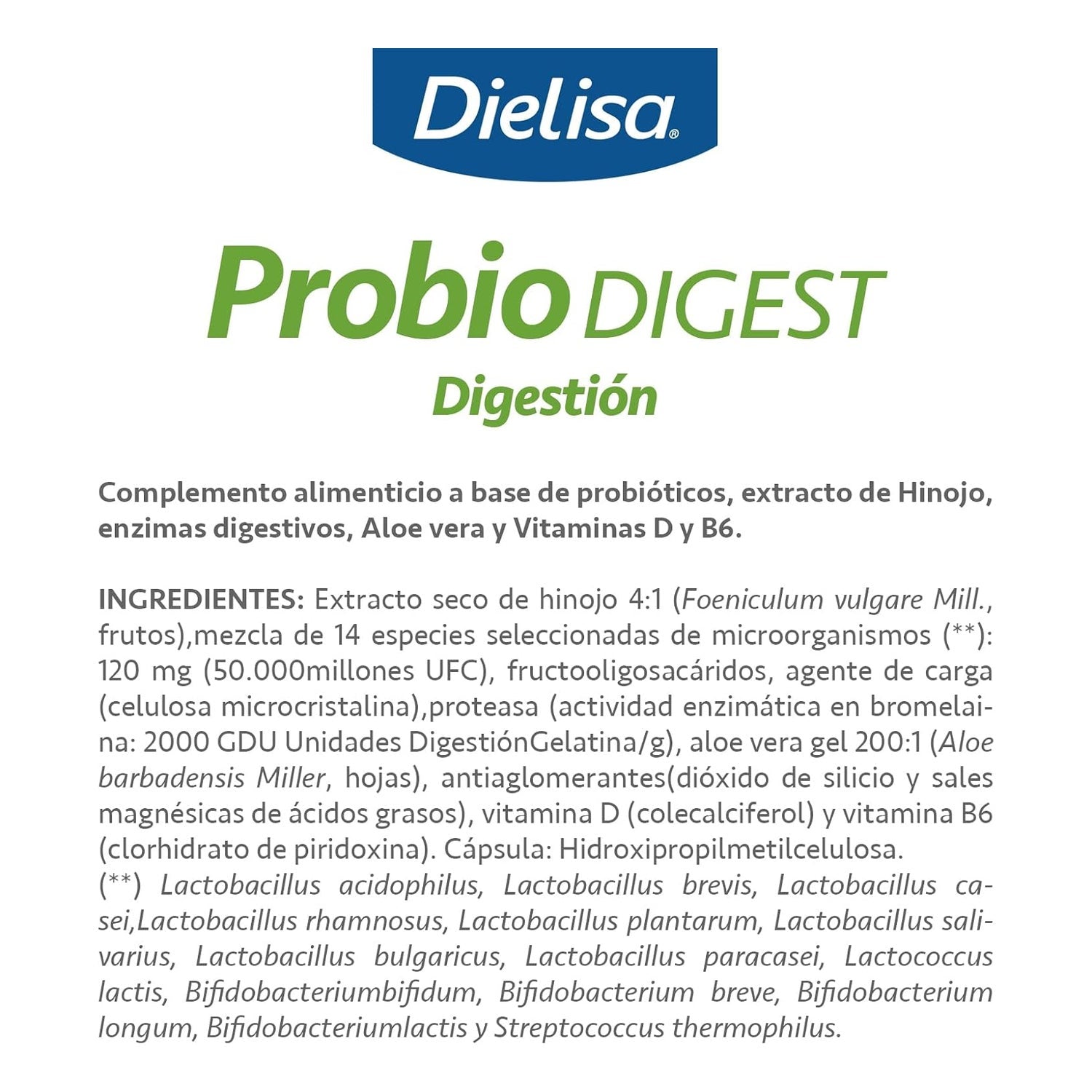 Dielisa Probio Digest 30cáps