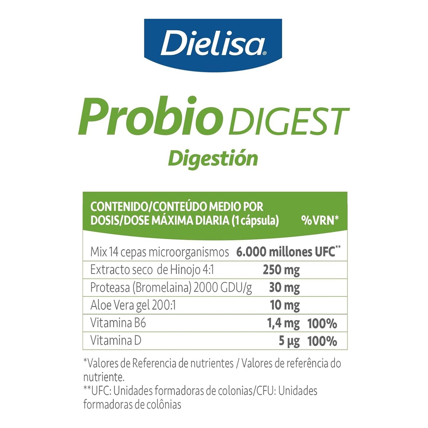 Dielisa Probio Digest 30cáps